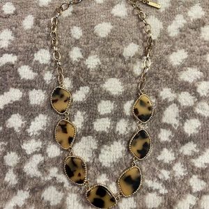 Tortoise and gold necklace